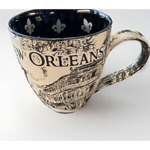 Vintage NEW ORLEANS Lousiana Pottery Mug